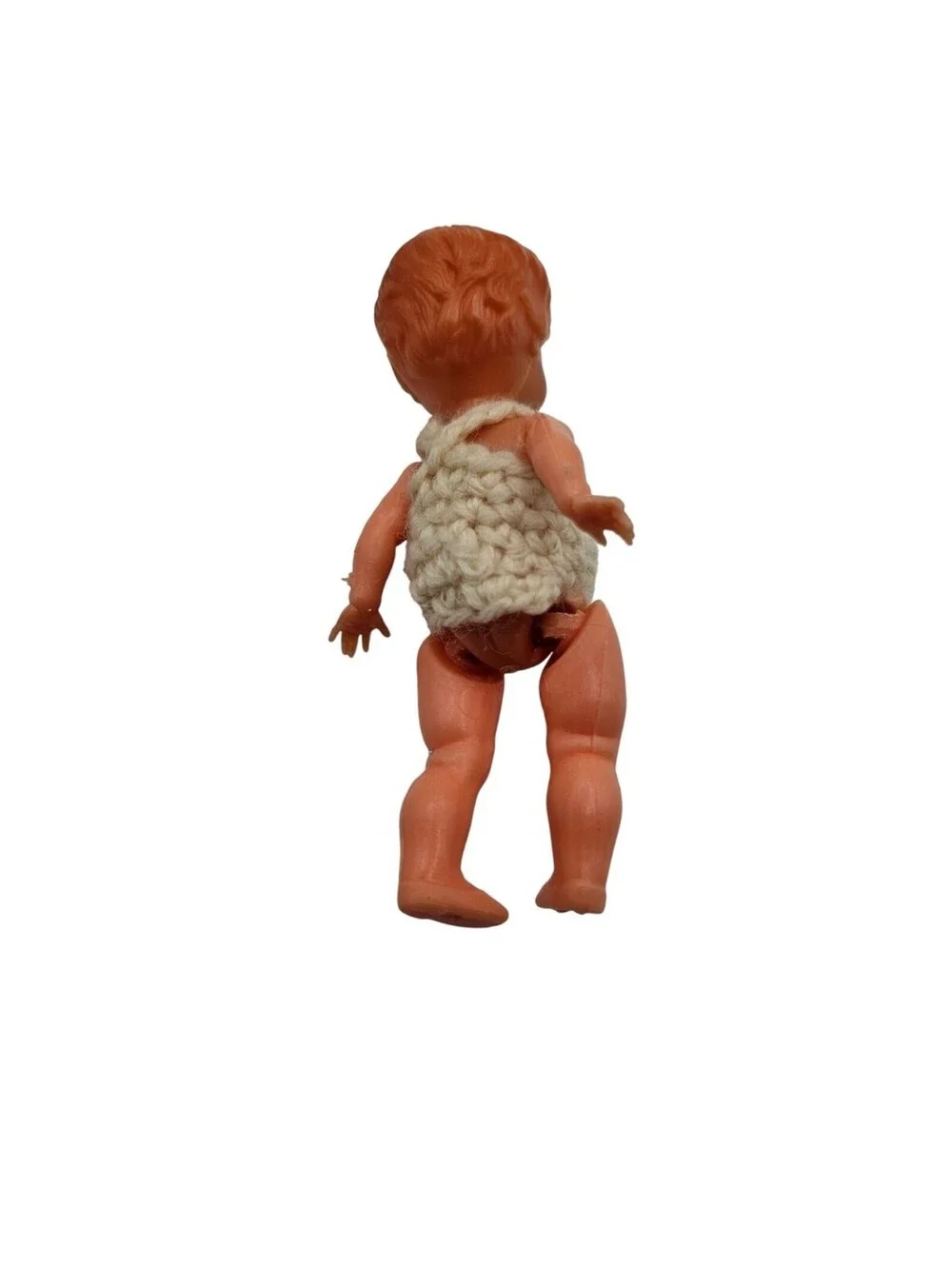 vintage Redbox hard plastic baby doll, likely from the 1950s to early 1980s